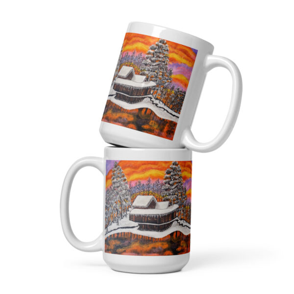 White glossy mug - Image 2