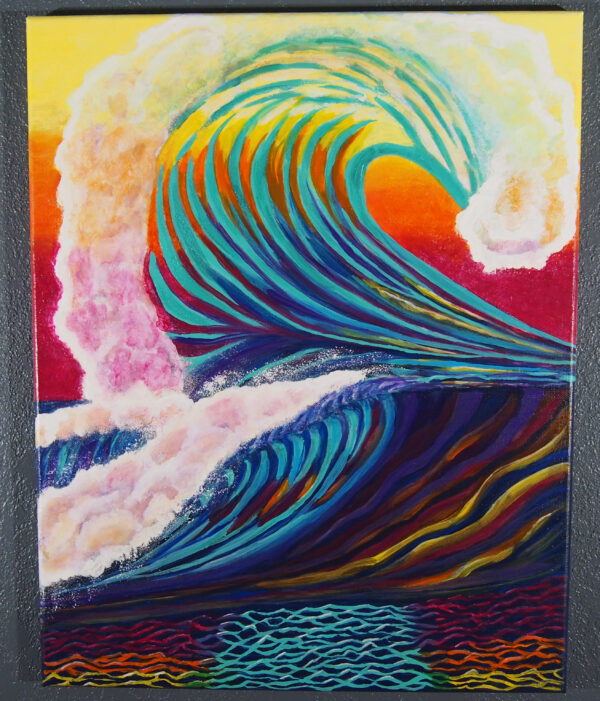 Waves Acrylic Painting